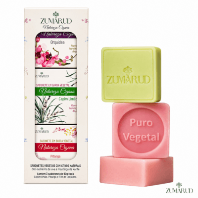Kit Sabonetes em barra vegetal