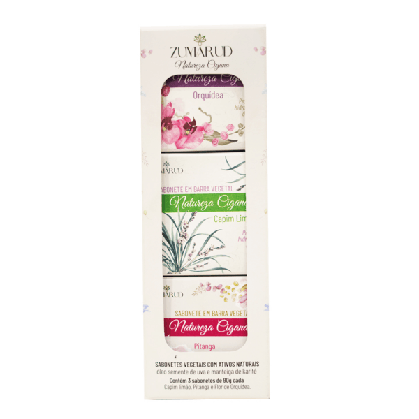 Kit Sabonetes em barra vegetal natureza cigana Zumarud
